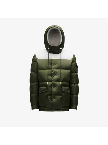 Junjo Short Down Padding Forest Green - MONCLER - BALAAN 1