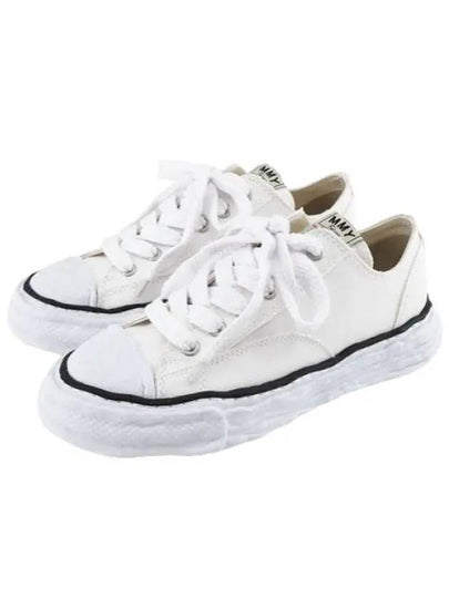 Peterson23 OG Sole Canvas Low Top Sneakers White - MAISON MIHARA YASUHIRO - BALAAN 2