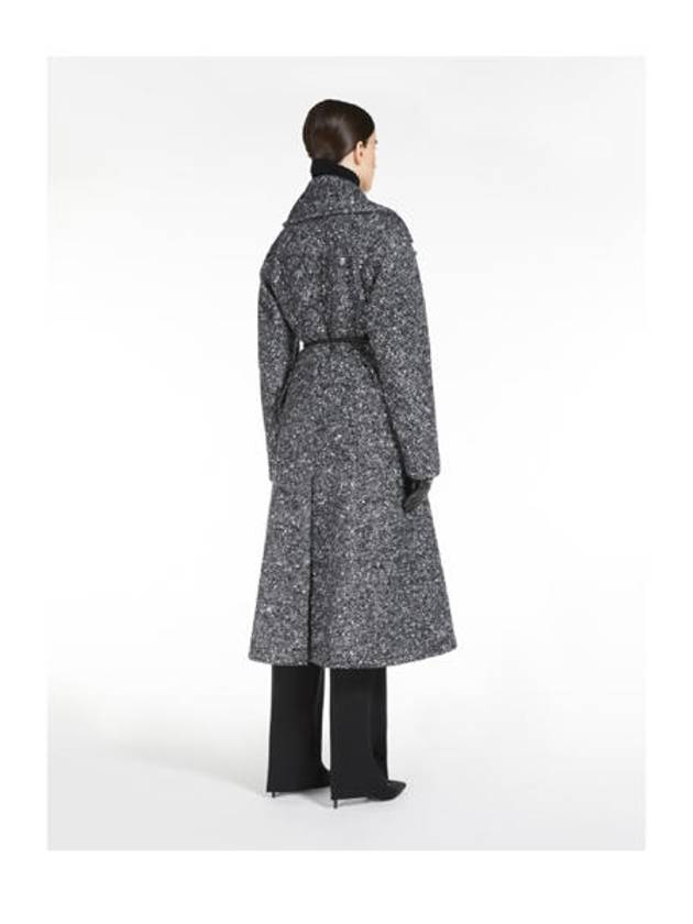 Women's Summer Virgin Wool Double Coat Black - MAX MARA - BALAAN 5