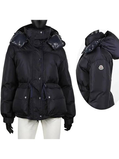 Amou Short Down Padding Navy - MONCLER - BALAAN 2