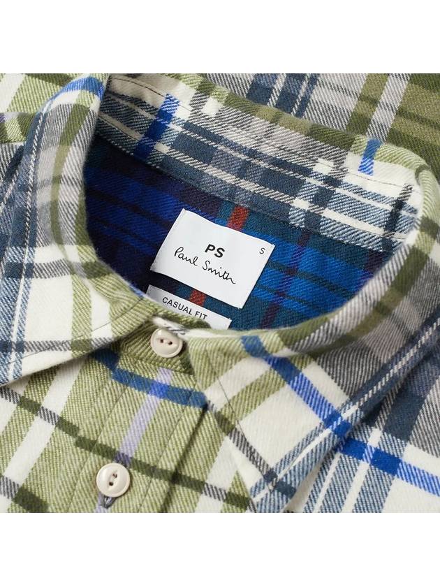 FLANNEL CHECK OVERSHIRT - PAUL SMITH - BALAAN 4