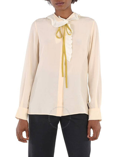 Chloe Pink Neck-tie Blouse,Brand Size 34 (US Size 0) - CHLOE - BALAAN 1