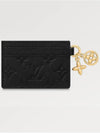 LV Charm Monogram Empreinte Leather Card Wallet Black - LOUIS VUITTON - BALAAN 4