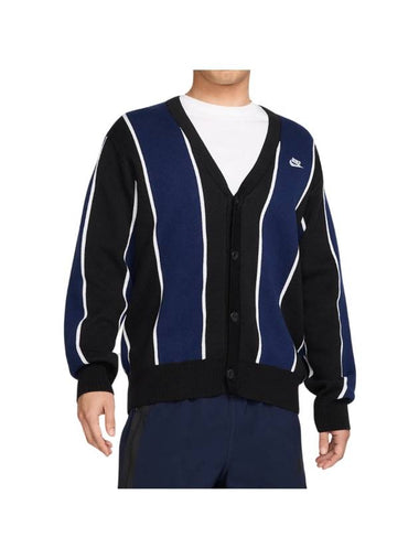 Club Fairway Striped Cardigan - NIKE - BALAAN 1