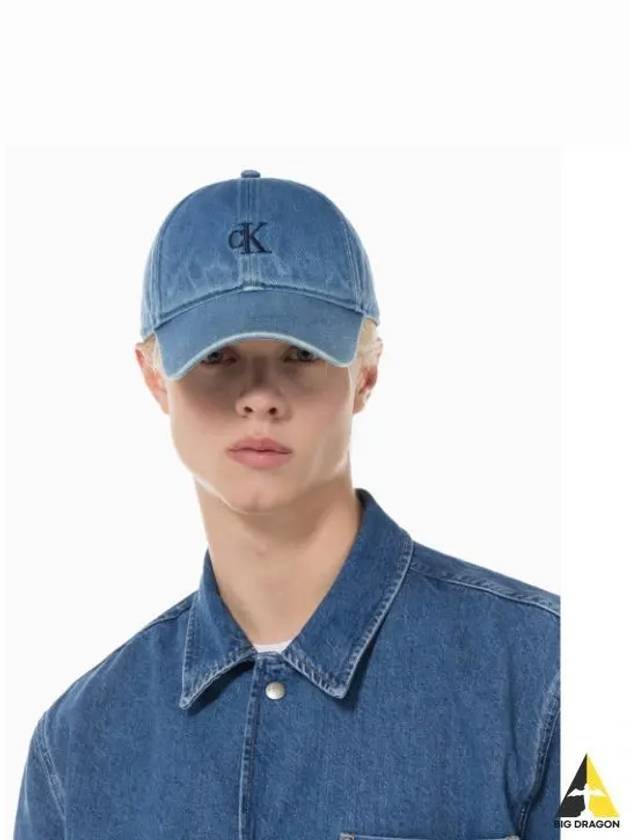 JEANS Unisex CKJ Denim Ball Cap 4G5039GLHK - CALVIN KLEIN - BALAAN 1