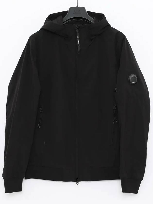 Shell R Hooded Jacket Black - CP COMPANY - BALAAN 4