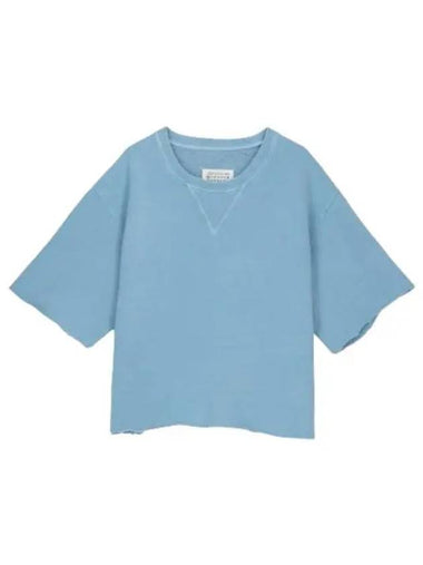 crop sweatshirt sky - MAISON MARGIELA - BALAAN 1