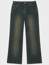 Destroyed Flare Denim Bootcut Pants Vintage Blue - NOIRER - BALAAN 3