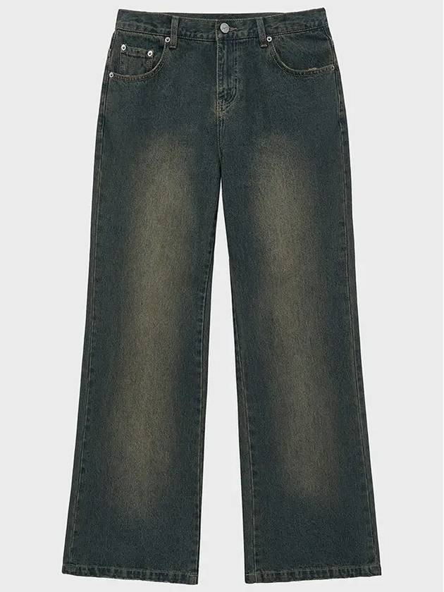 Destroyed Flare Denim Bootcut Pants Vintage Blue - NOIRER - BALAAN 3