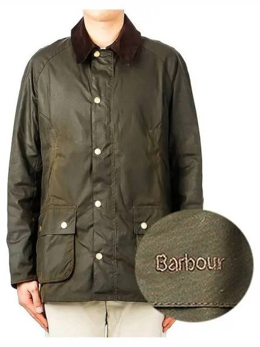 Ashby Wax Jacket Olive - BARBOUR - BALAAN 2