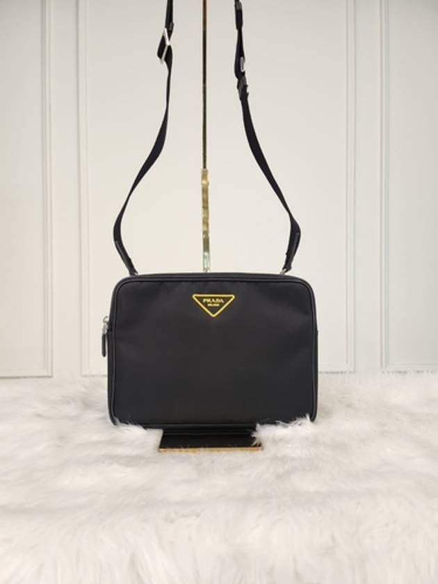 Women s Triangle Logo Patch Tesuto Cross Bag 2VH116 Condition A - PRADA - BALAAN 1