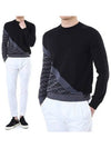 Diagonal Wool Knit Top Black - FENDI - BALAAN 3