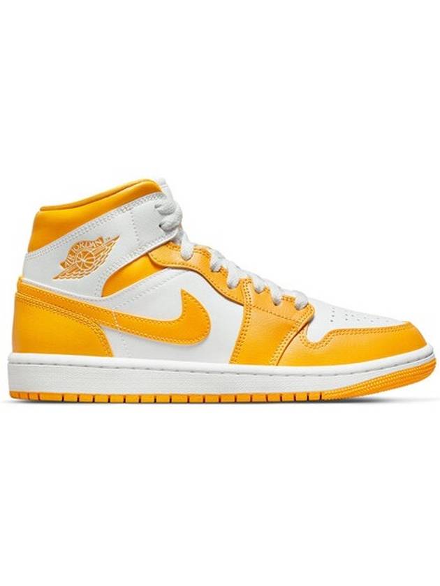 Air Jordan 1 Mid Top Sneakers University Gold Yellow - NIKE - BALAAN 1