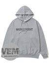 Broken Gray Overfit Hoodie Gray - MONSTER REPUBLIC - BALAAN 4