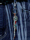 Navajo Feather Beads Keyring Brown - KND - BALAAN 8