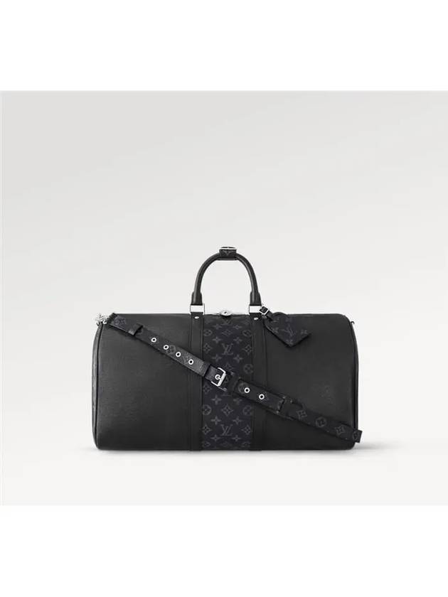 Keepall Bandouliere 50 Duffel Bag Black - LOUIS VUITTON - BALAAN 2