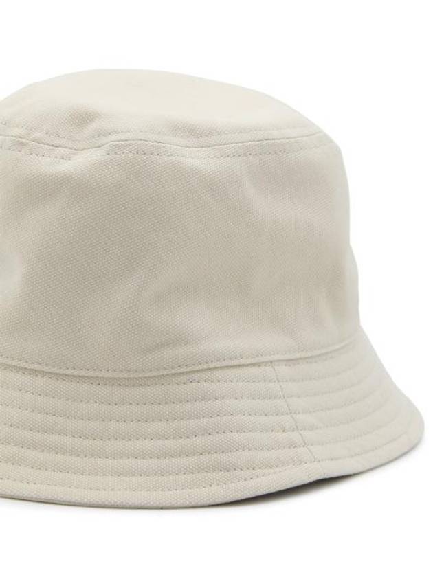 Haley Embroidered Logo Bucket Hat Ivory - ISABEL MARANT - BALAAN 4