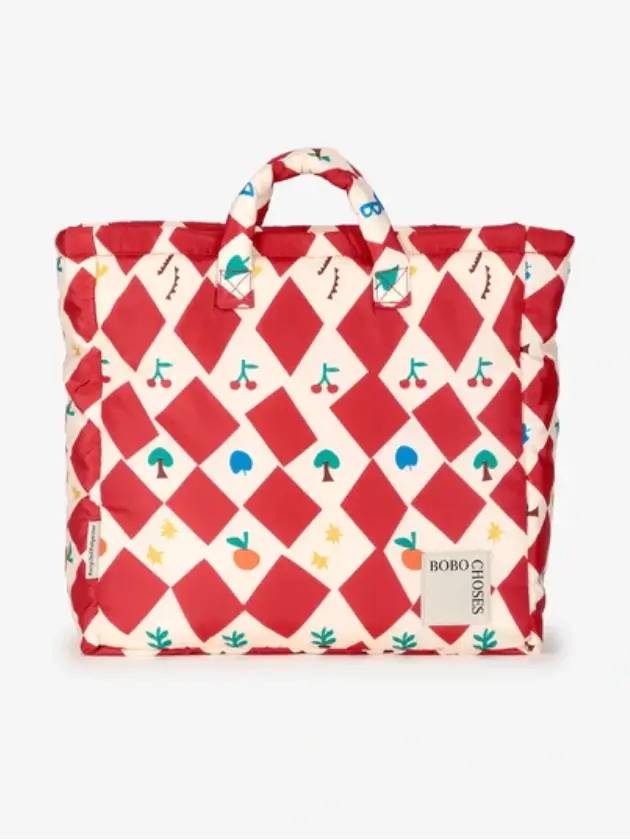 Harlequin All Over Tote Bag and Cross B224AI020 Italian Kids - BOBO CHOSES - BALAAN 1