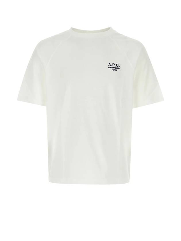 Willy Logo Cotton Short Sleeve T-Shirt White - A.P.C. - BALAAN 1