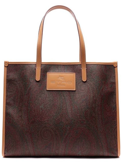 Paisley Tote Bag Brown - ETRO - BALAAN 2