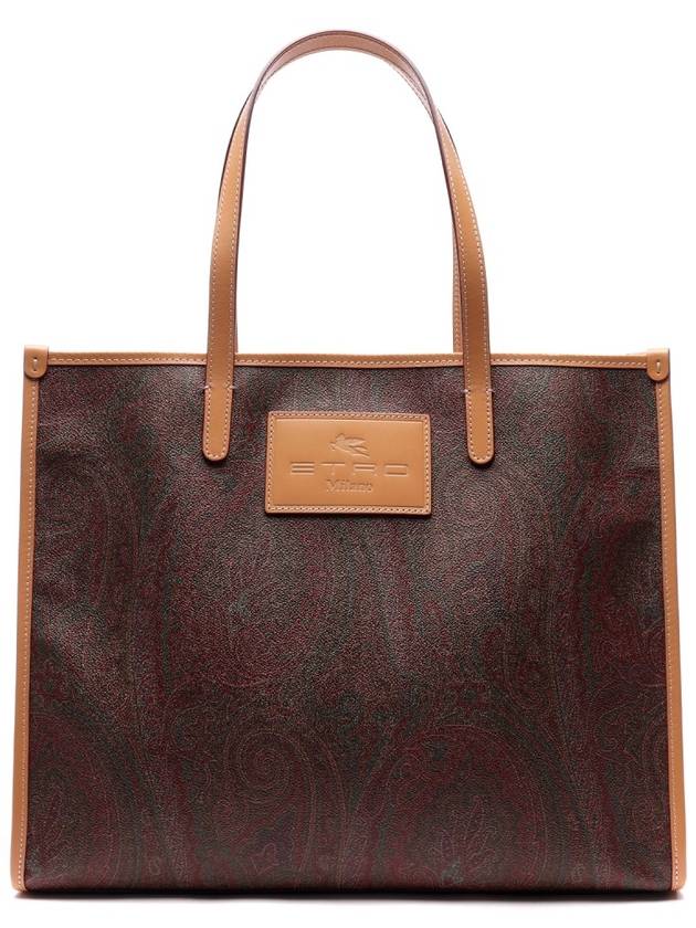 Paisley Tote Bag Brown - ETRO - BALAAN 3