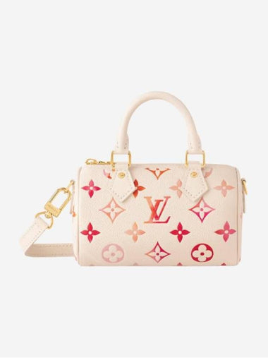 Nano Speedy Monogram Empreinte Tote Bag Sunrise Aquarelle - LOUIS VUITTON - BALAAN 1