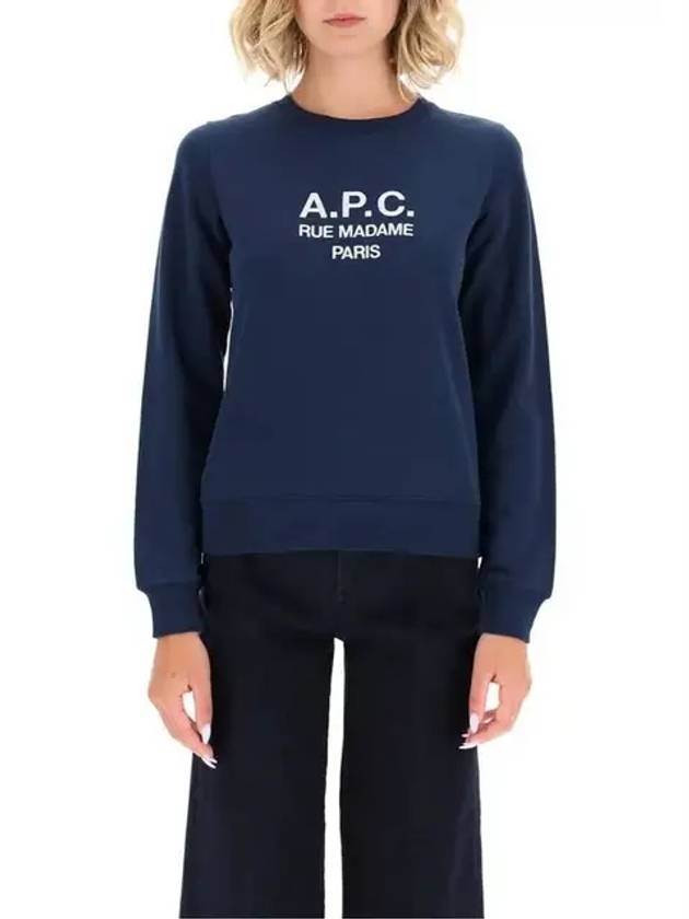 Women's Tina Sweatshirt Navy - A.P.C. - BALAAN 3