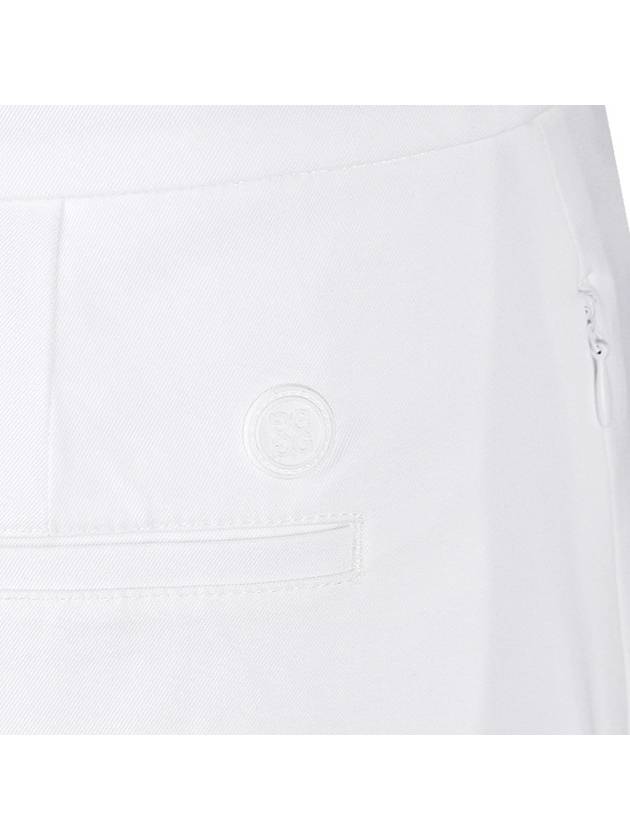 Women's Side Pleat Luxe 4-Way Stretch Twill Skirt White - G/FORE - BALAAN 9