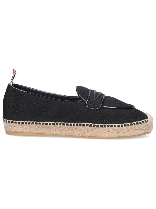 Grosgrain Varsity Penny Loafers Espadrilles Black - THOM BROWNE - BALAAN 2