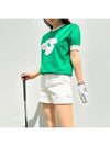 Summer golf knit women s daisy flower green wear look - LOLOALLOY - BALAAN 1