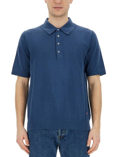 logo embroidered polo shirt M2R504PSM21858 - PAUL SMITH - BALAAN 2