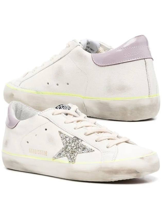 Superstar Lila Tab Low Top Sneakers White - GOLDEN GOOSE - BALAAN 2