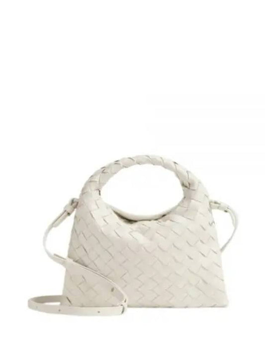 Intrecciato Mini Hop Tote Bag White - BOTTEGA VENETA - BALAAN 2