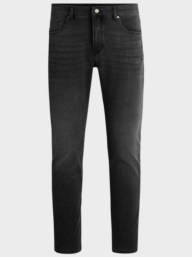 Delaware Slim Fit Stretch Denim Jeans Dark Grey - HUGO BOSS - BALAAN 2