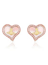 Petra Stud Earrings Rose Pink - VIVIENNE WESTWOOD - BALAAN 2