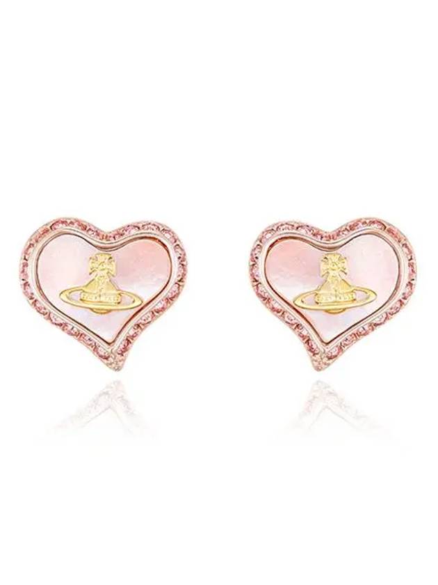 Petra Stud Earrings Rose Pink - VIVIENNE WESTWOOD - BALAAN 2