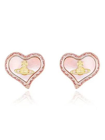 Petra Stud Earrings Rose Pink - VIVIENNE WESTWOOD - BALAAN 2