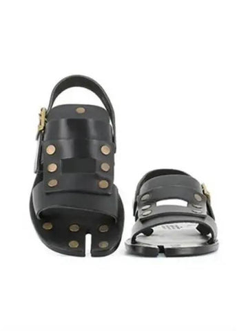 Tabi gold leather sandals 271756 - MAISON MARGIELA - BALAAN 1