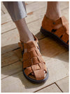 Antichi Romani fisherman leather sandals Rome collection - ANTICHI ROMANI - BALAAN 4
