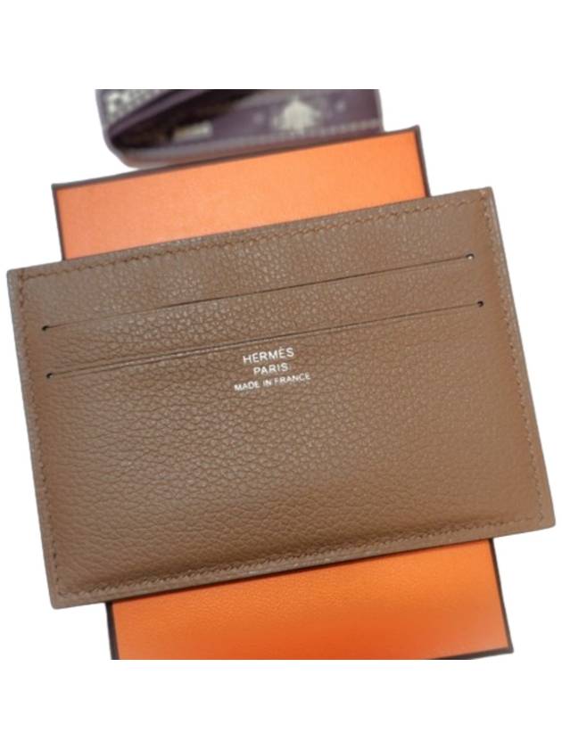 Citizen Twill Card Wallet Alejan - HERMES - BALAAN 3