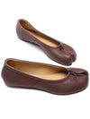 Tabi Leather Flat Brown - MAISON MARGIELA - BALAAN 6