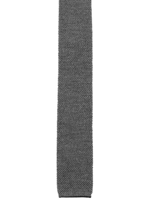 Textured Wool Tie Grey - BRUNELLO CUCINELLI - BALAAN 2