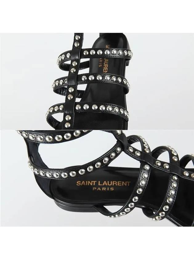 studded multistrap sandals 375354 CYU00 1000 - SAINT LAURENT - BALAAN 7