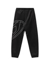 Mega Oval D Track Pant Black - DIESEL - BALAAN 2