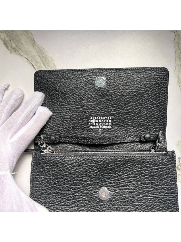 Stitch Large Chain Long Wallet Black - MAISON MARGIELA - BALAAN 7