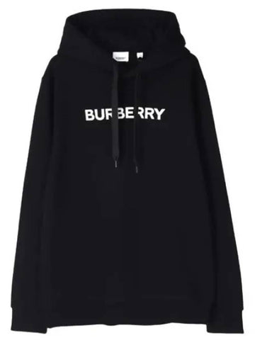 Logo print cotton hoodie - BURBERRY - BALAAN 1