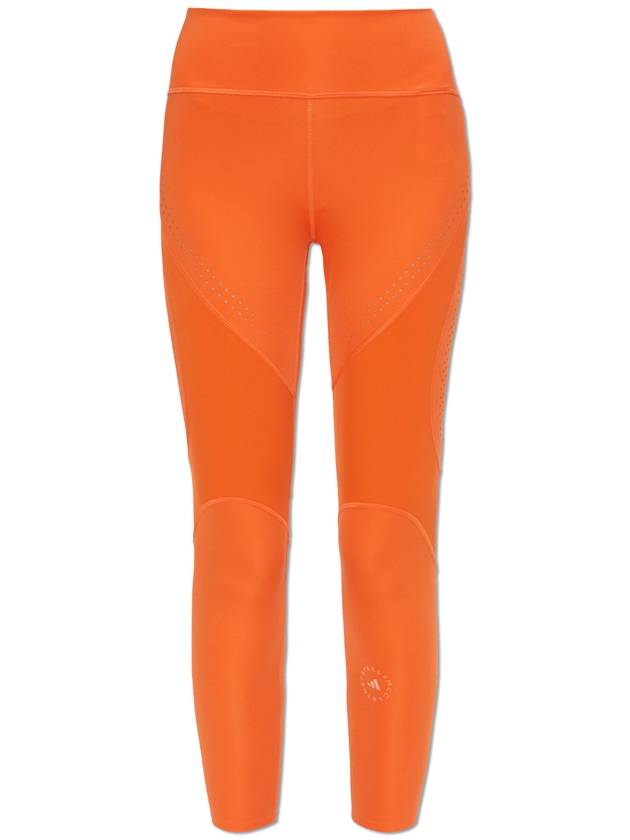 ADIDAS By Stella McCartney Logo Leggings, Women's, Orange - ADIDAS - BALAAN 1