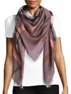 Mega Check Scarf Antique Rose - BURBERRY - BALAAN 7