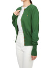 Bea Embroid Logo Cotton Cardigan Green - VIVIENNE WESTWOOD - BALAAN 9