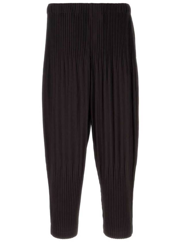 Color Palette Pleats Straight Pants Plum Violet - ISSEY MIYAKE - BALAAN 2